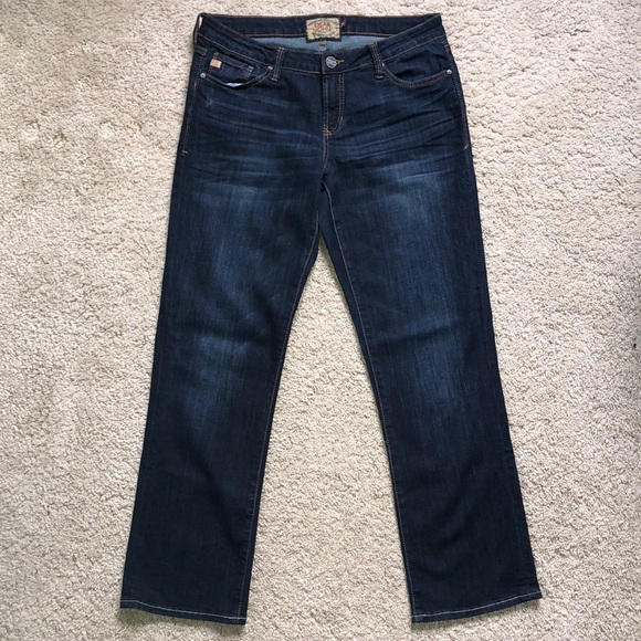 Dear John Denim - Dear John Dark Wash Lightly Distressed Jeans